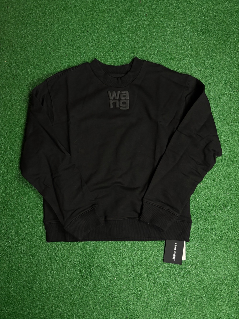 Nike Black Crewneck Sweatshirt with Tonal Logo